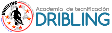 Dribling Madrid, escuela de futbol. Academia de Tecnificación de jugadores de fútbol Logo